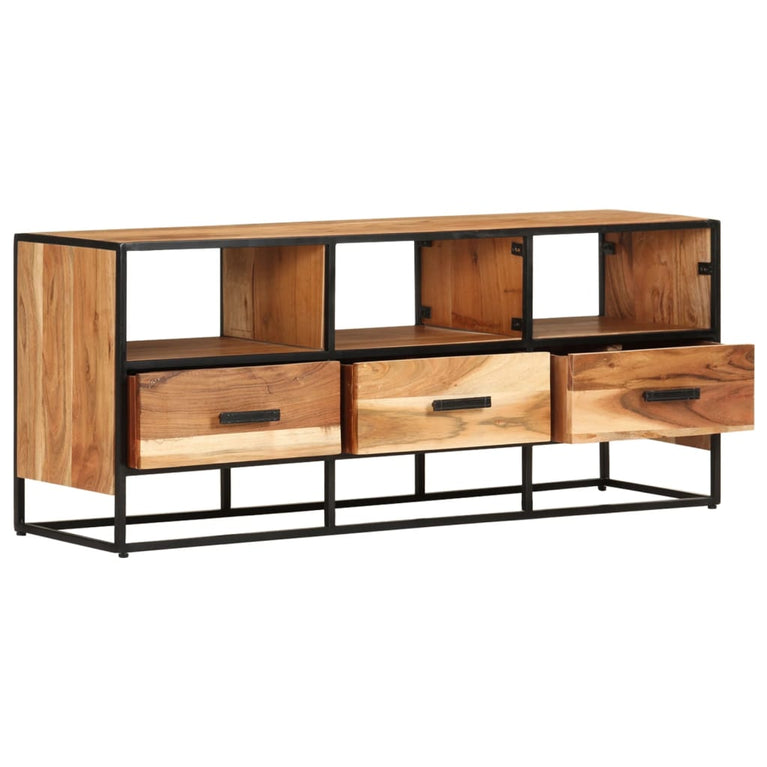 Tv-meubel 110x30x45 cm massief acaciahout MeubelReus