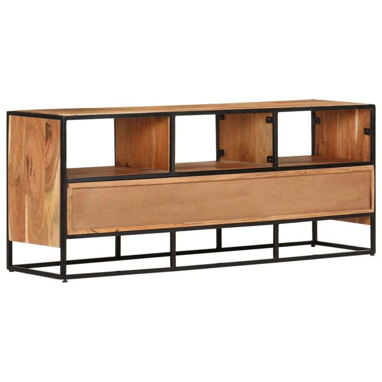 Tv-meubel 110x30x45 cm massief acaciahout MeubelReus