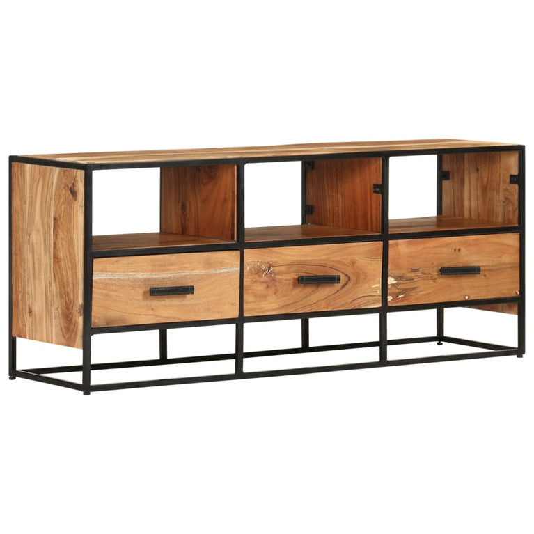 Tv-meubel 110x30x45 cm massief acaciahout MeubelReus