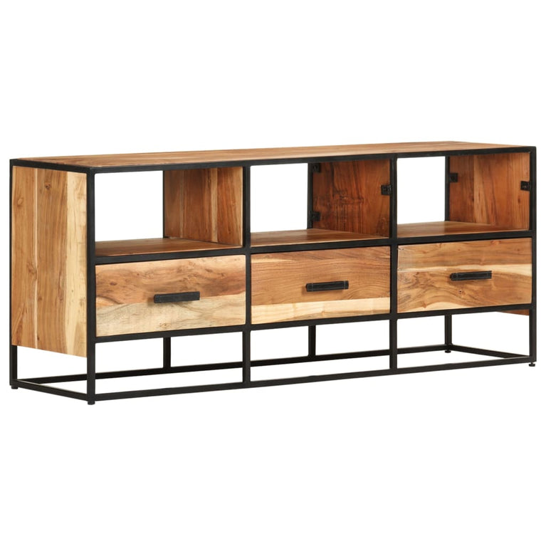 Tv-meubel 110x30x45 cm massief acaciahout MeubelReus