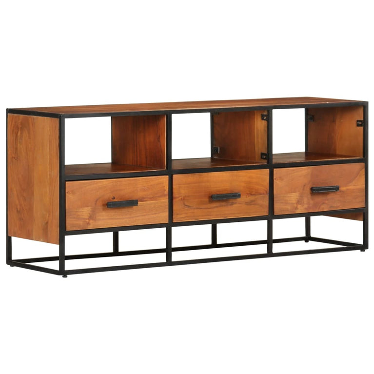 Tv-meubel 110x30x45 cm massief acaciahout MeubelReus