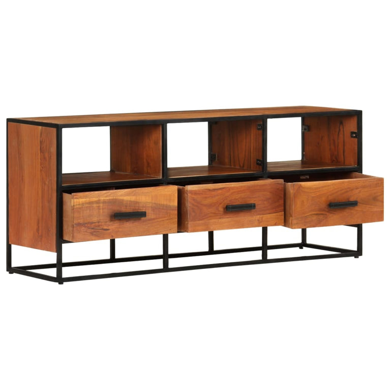 Tv-meubel 110x30x45 cm massief acaciahout MeubelReus