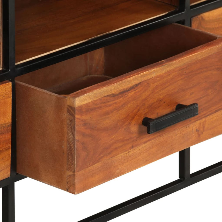 Tv-meubel 110x30x45 cm massief acaciahout MeubelReus