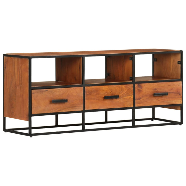 Tv-meubel 110x30x45 cm massief acaciahout MeubelReus