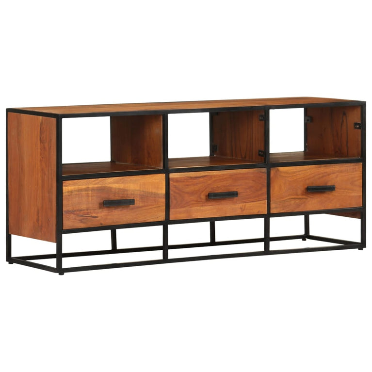 Tv-meubel 110x30x45 cm massief acaciahout MeubelReus