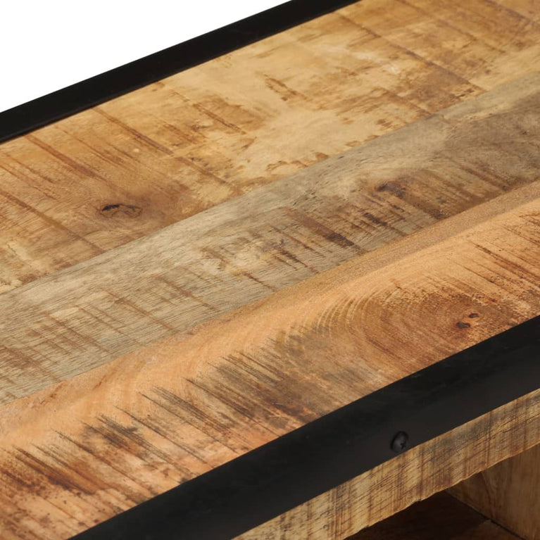 Tv-meubel 110x31x46 cm ruw mangohout MeubelReus