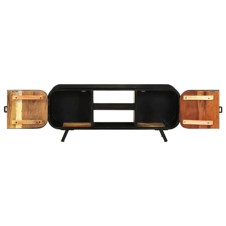 Tv-meubel 110x30x45 cm massief gerecycled hout MeubelReus