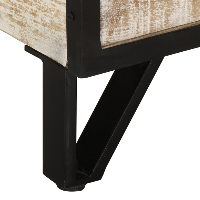 Tv-meubel 110x30x41 cm massief acaciahout MeubelReus