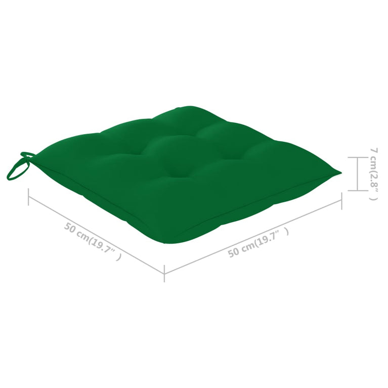 Tuinstoelen 8 st met kussens massief acaciahout MeubelReus