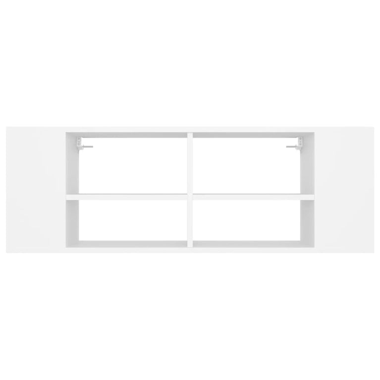 Tv-wandmeubel 102x35x35 cm bewerkt hout wit MeubelReus