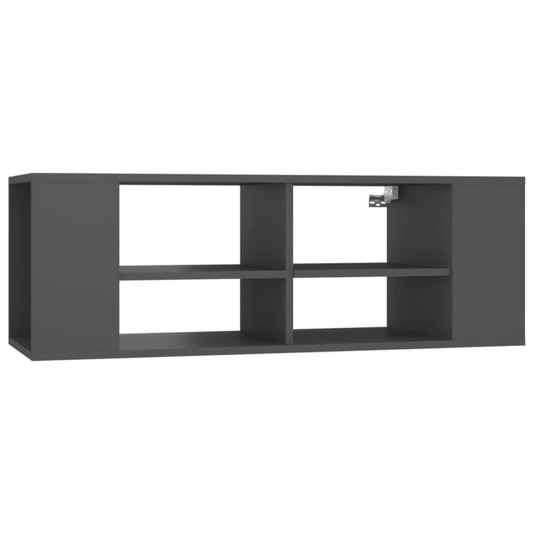 Tv-wandmeubel 102x35x35 cm spaanplaat grijs MeubelReus
