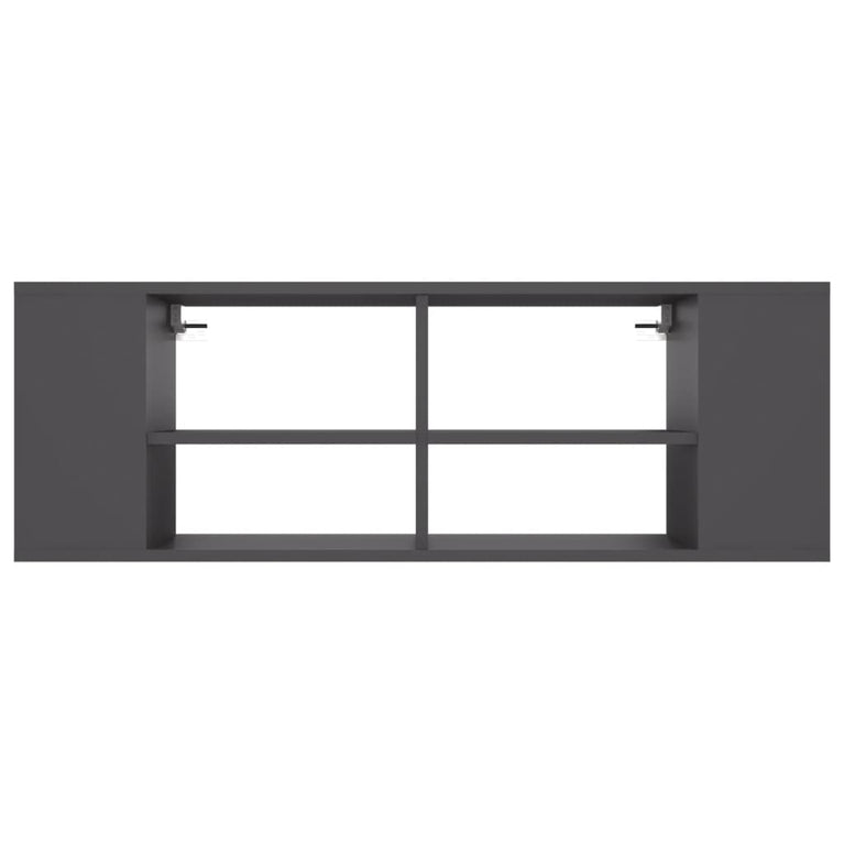 Tv-wandmeubel 102x35x35 cm spaanplaat grijs MeubelReus
