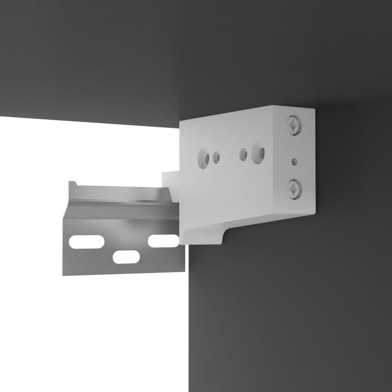 Tv-wandmeubel 102x35x35 cm spaanplaat grijs MeubelReus