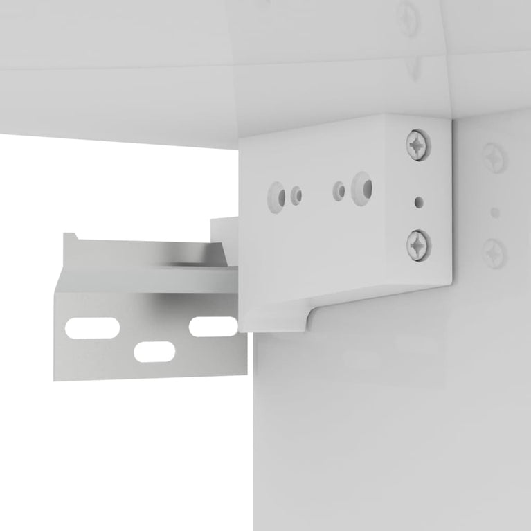 Tv-wandmeubel 102x35x35 cm spaanplaat hoogglans wit MeubelReus