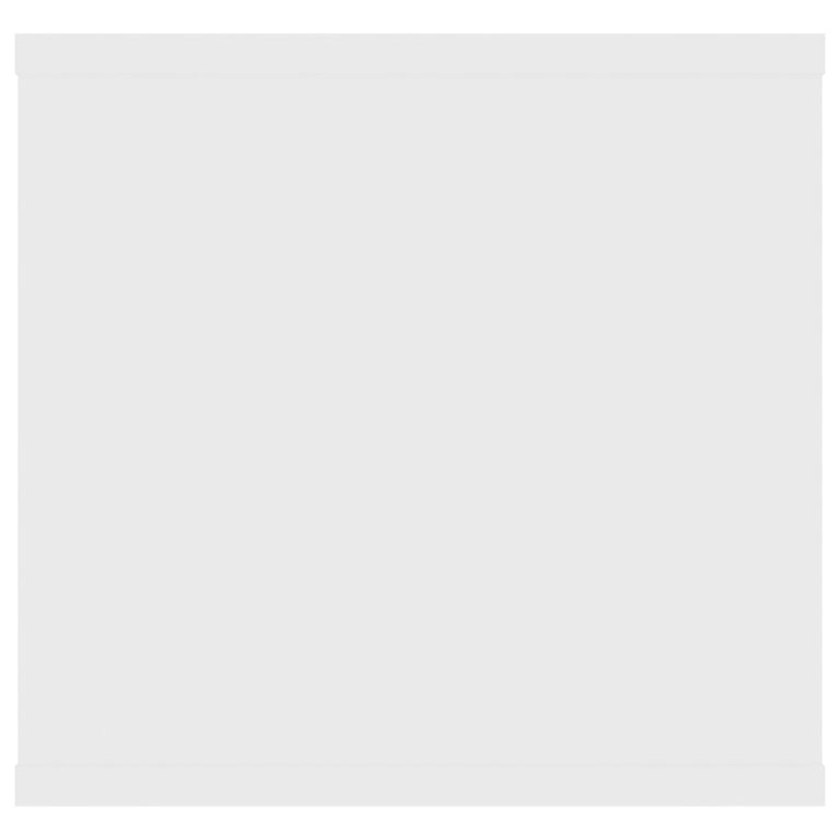 Wandschap 102x30x29 cm spaanplaat wit