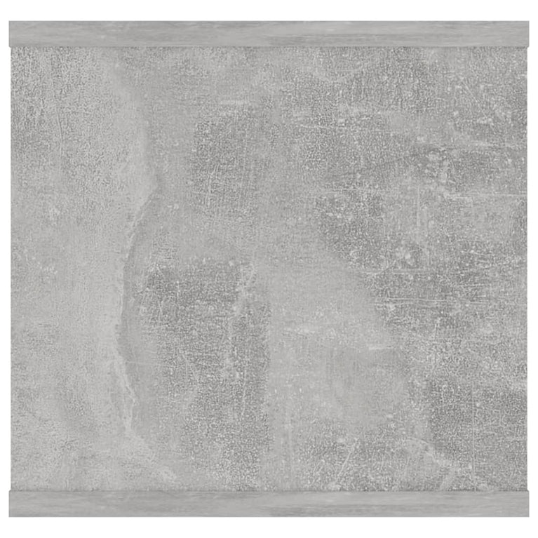 Wandschap 102x30x29 cm spaanplaat betongrijs MeubelReus