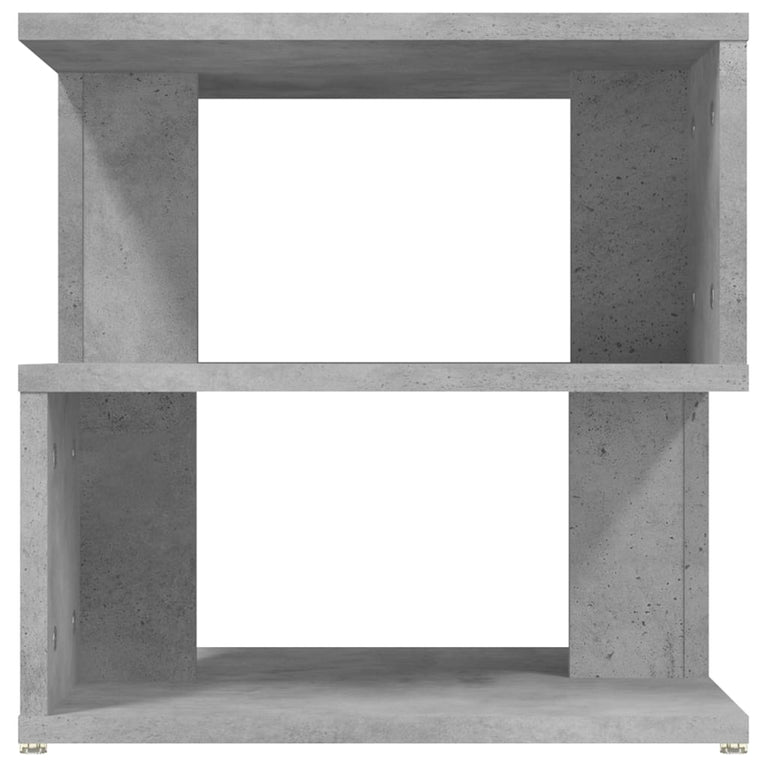 Bijzettafel 40x40x40 cm spaanplaat betongrijs MeubelReus