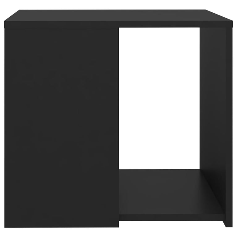Bijzettafel 50x50x45 cm spaanplaat zwart MeubelReus