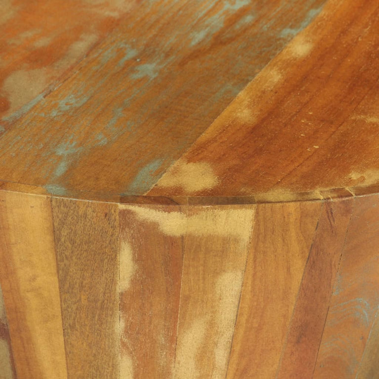 Salontafel Ø65x31 cm massief gerecycled hout MeubelReus