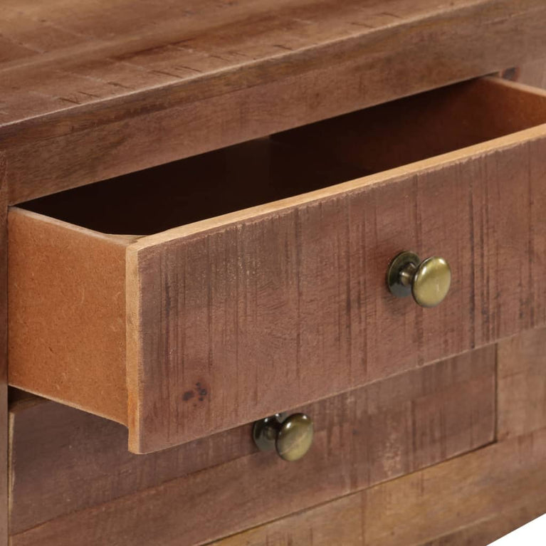 Tv-meubel 110x30x40 cm ruw mangohout MeubelReus