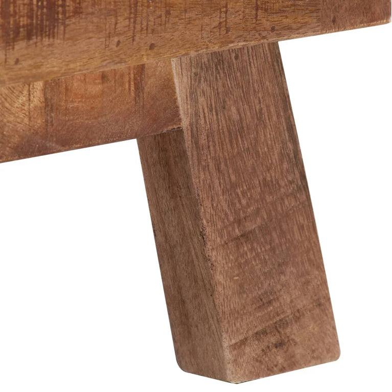 Tv-meubel 110x30x40 cm ruw mangohout MeubelReus