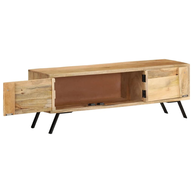 Tv-meubel 110x30x40 cm massief mangohout MeubelReus
