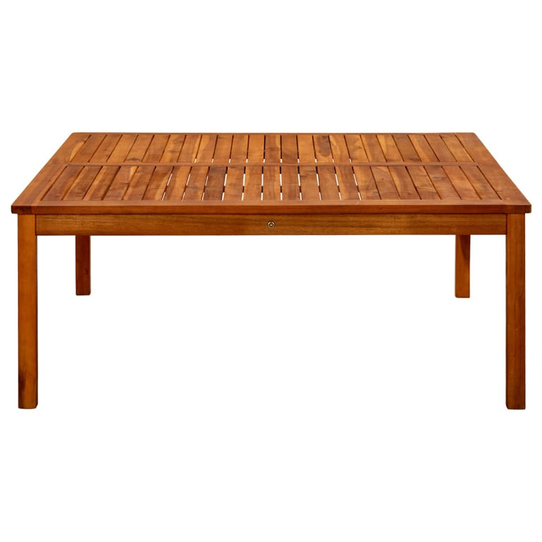Tuintafel 110x110x45 cm massief acaciahout MeubelReus