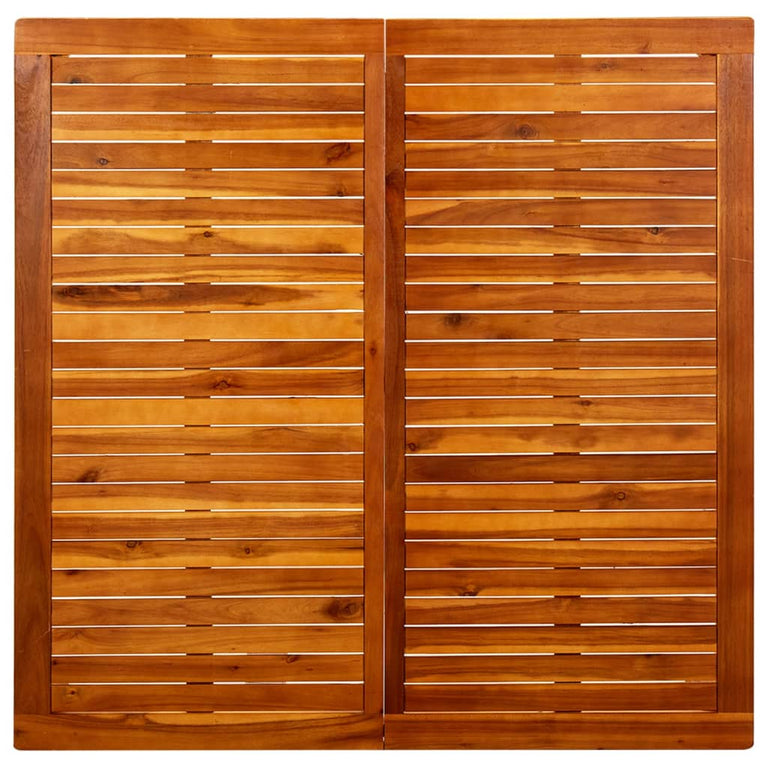 Tuintafel 110x110x45 cm massief acaciahout MeubelReus
