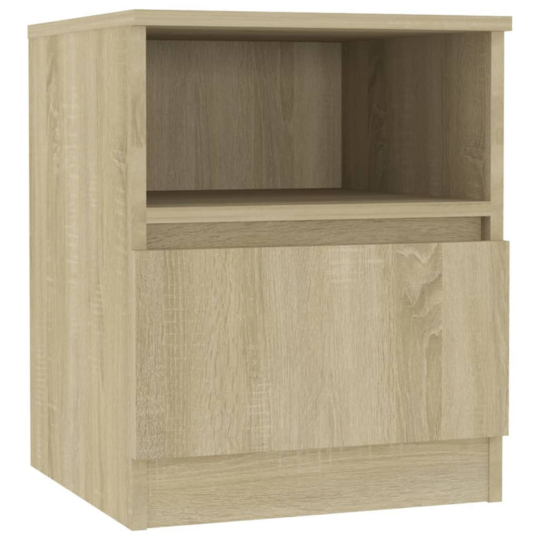 Nachtkastjes 2 st 40x40x50 cm spaanplaat sonoma eikenkleurig MeubelReus