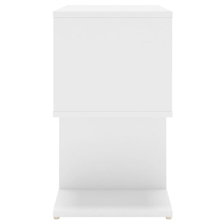 Nachtkastjes 2 st 50x30x51,5 cm spaanplaat wit MeubelReus