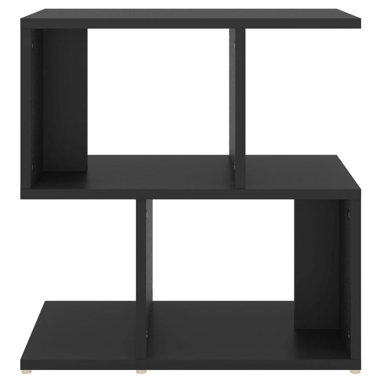 Nachtkastjes 2 st 50x30x51,5 cm spaanplaat zwart