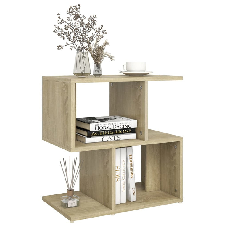 Nachtkastjes 2 st 50x30x51,5 cm spaanplaat sonoma eikenkleurig MeubelReus