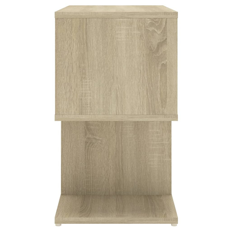 Nachtkastjes 2 st 50x30x51,5 cm spaanplaat sonoma eikenkleurig MeubelReus