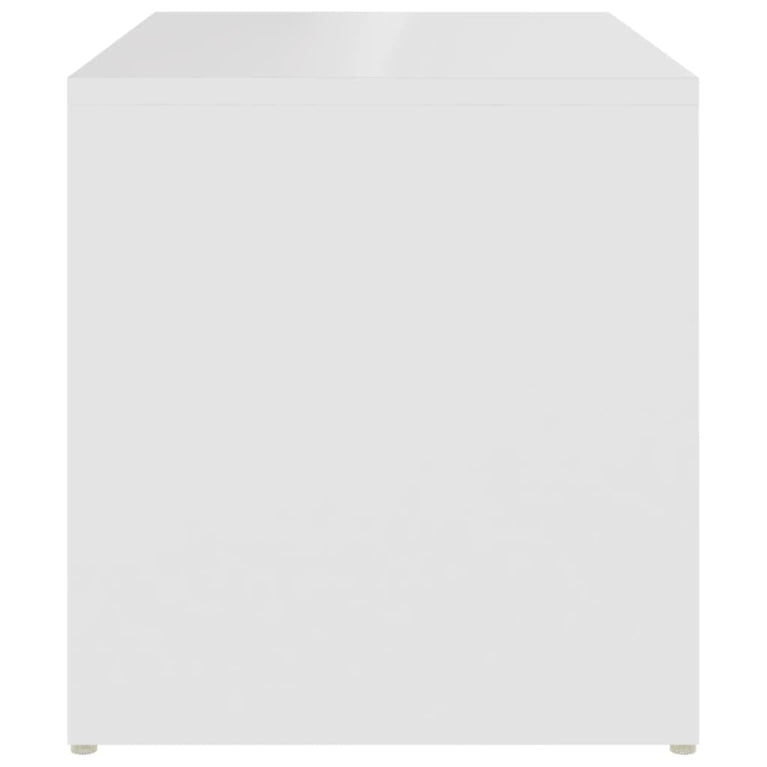 Bijzettafel 59x36x38 cm spaanplaat wit
