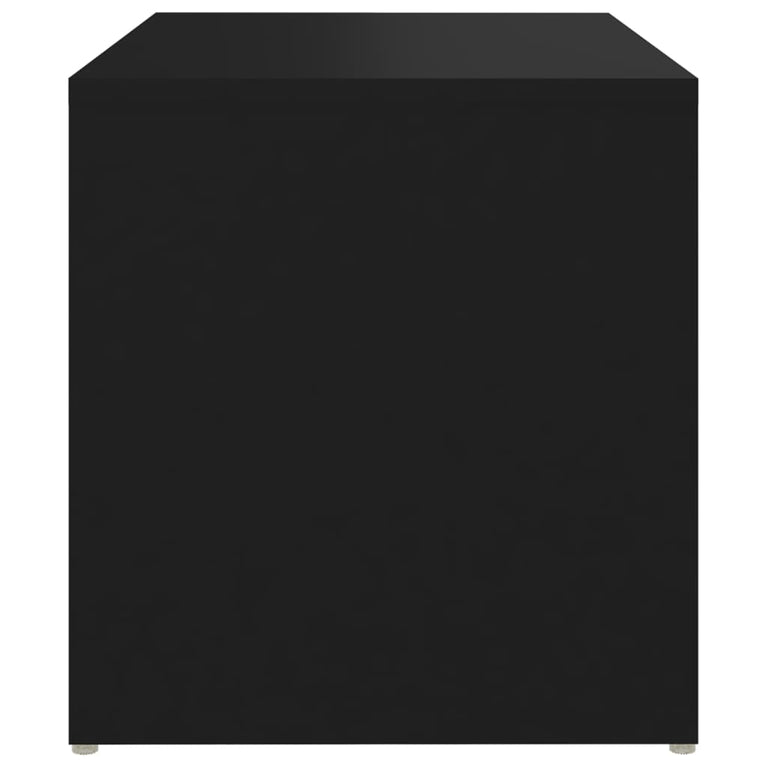 Bijzettafel 59x36x38 cm spaanplaat zwart