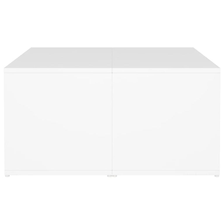 Salontafels 4 st 33x33x33 cm bewerkt hout wit MeubelReus