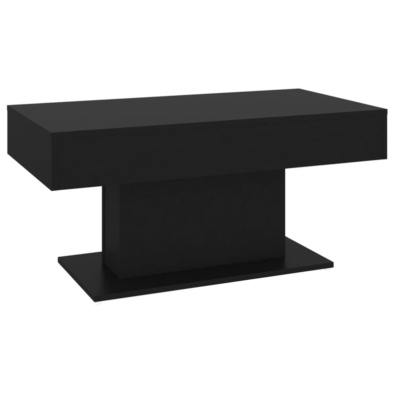 Salontafel 96x50x45 cm spaanplaat zwart