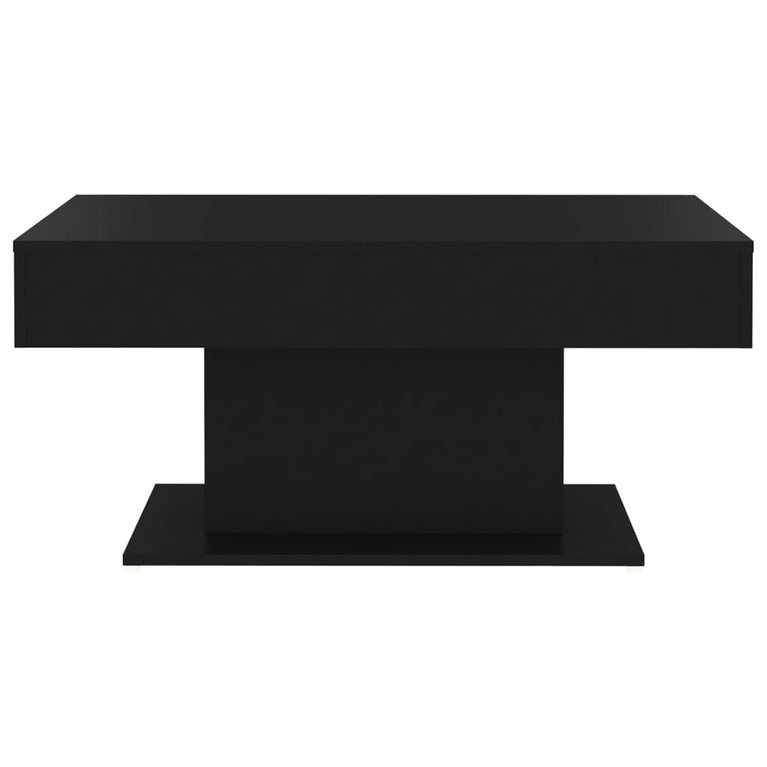 Salontafel 96x50x45 cm spaanplaat zwart