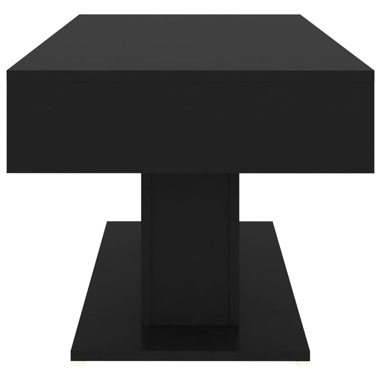 Salontafel 96x50x45 cm spaanplaat zwart