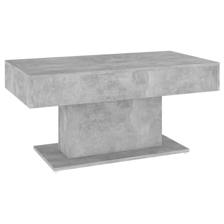 Salontafel 96x50x45 cm spaanplaat betongrijs
