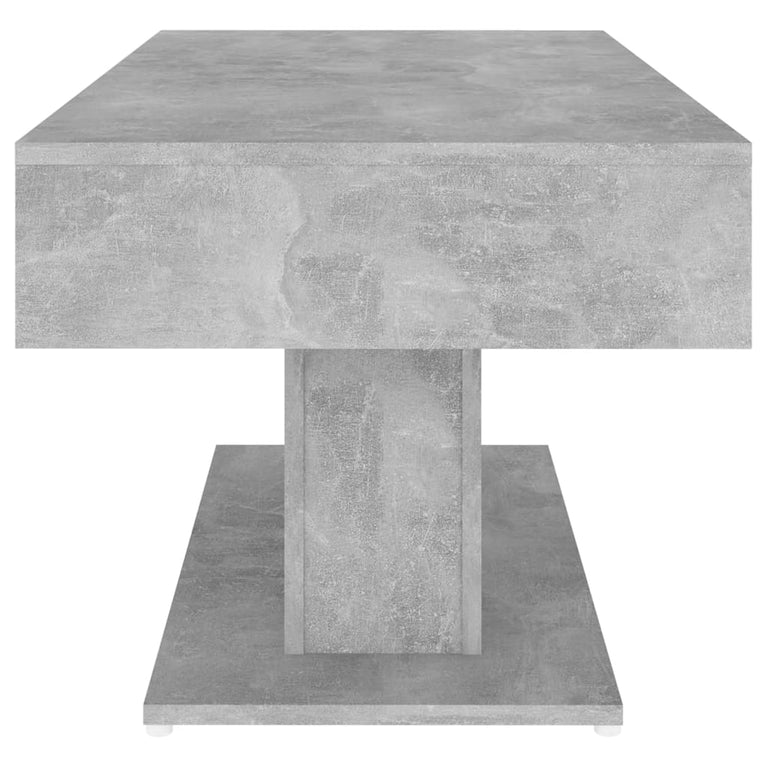 Salontafel 96x50x45 cm spaanplaat betongrijs