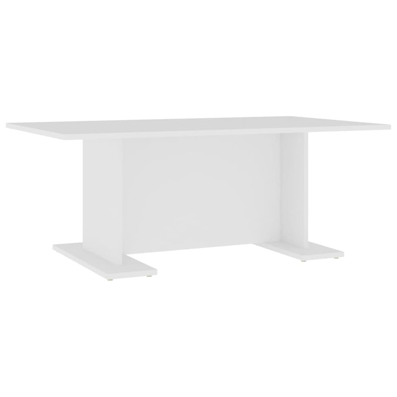 Salontafel 103,5x60x40 cm spaanplaat wit MeubelReus