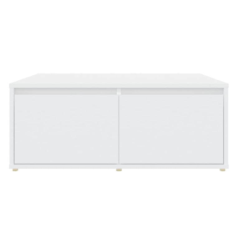 Salontafel 80x80x31 cm spaanplaat wit