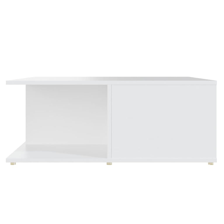 Salontafel 80x80x31 cm spaanplaat wit