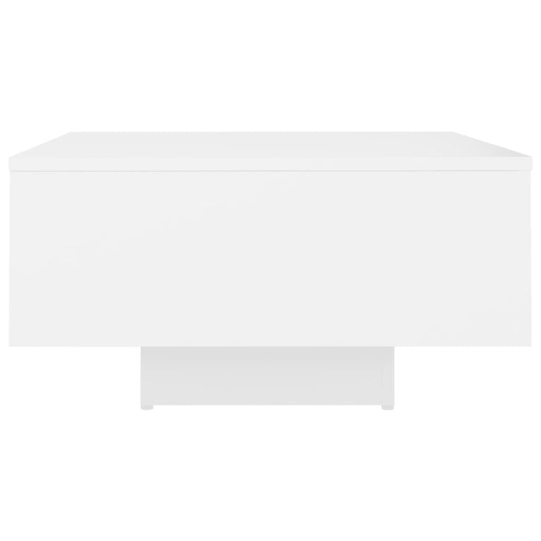 Salontafel 60x60x31,5 cm spaanplaat wit