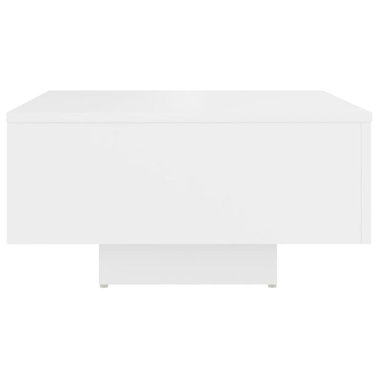 Salontafel 60x60x31,5 cm spaanplaat wit