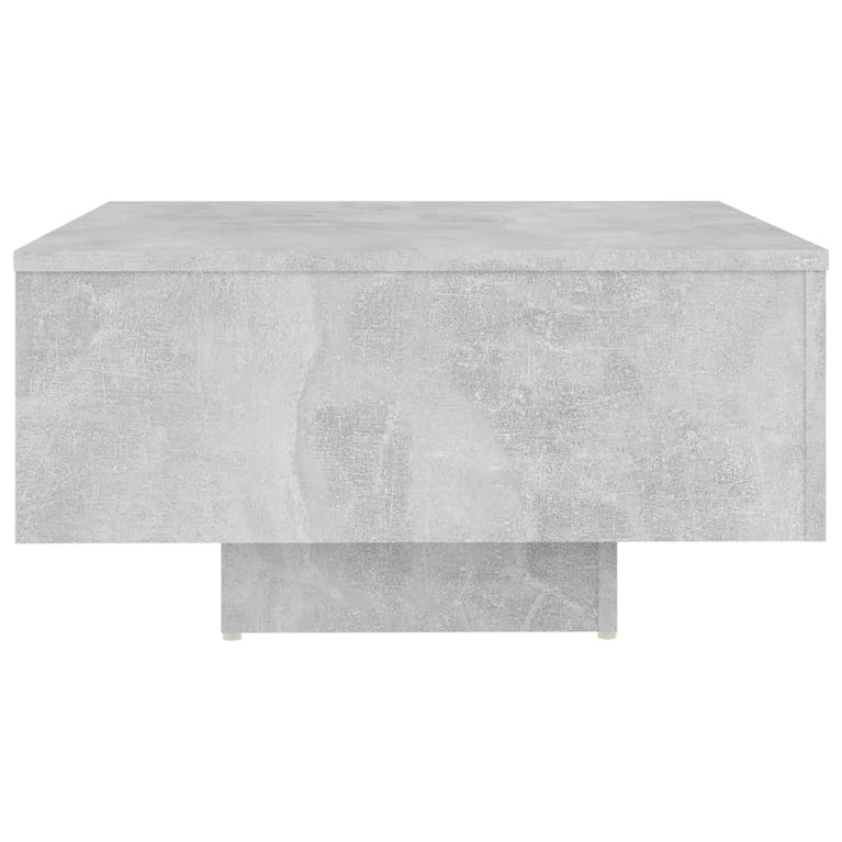 Salontafel 60x60x31,5 cm spaanplaat betongrijs