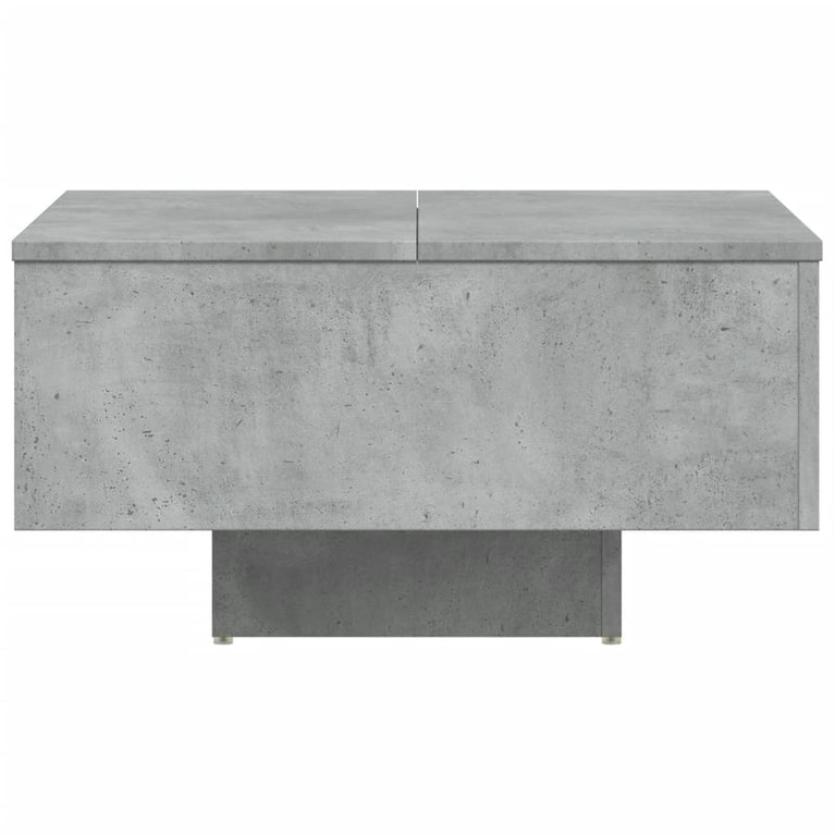 Salontafel 60x60x31,5 cm spaanplaat betongrijs