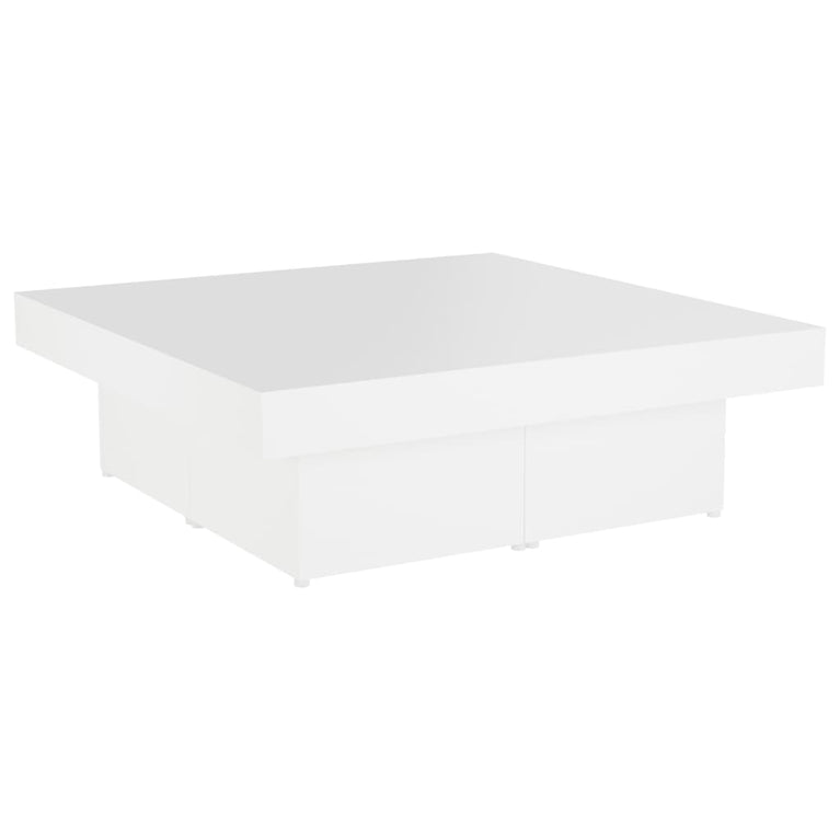 Salontafel 90x90x28 cm spaanplaat wit MeubelReus