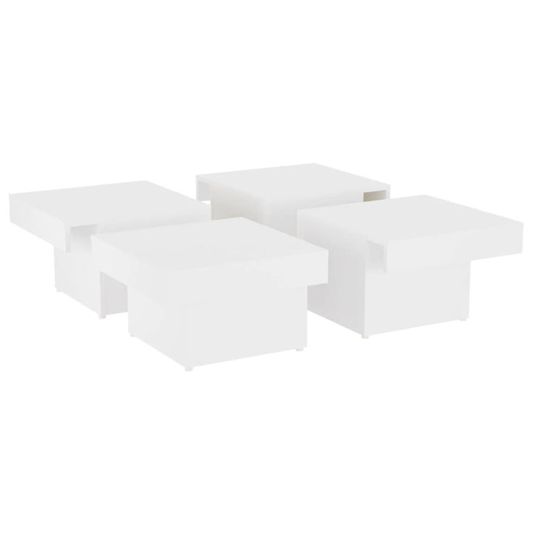 Salontafel 90x90x28 cm spaanplaat wit MeubelReus